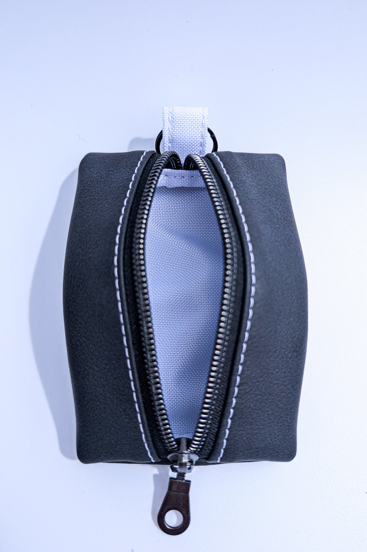 Magnesse Key Pouch - Anthracite - Premium Vegan Leather & Canvas