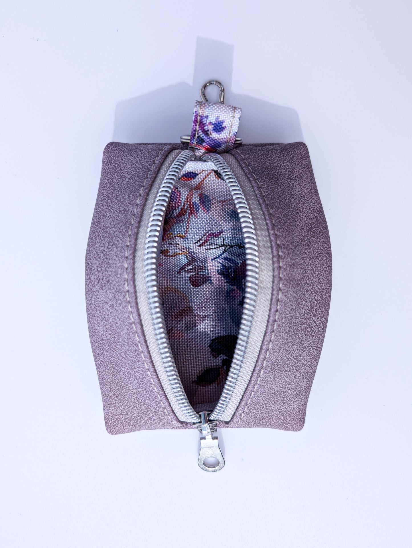 Magnesse Key Pouch - Lavender - Premium Vegan Leather & Canvas